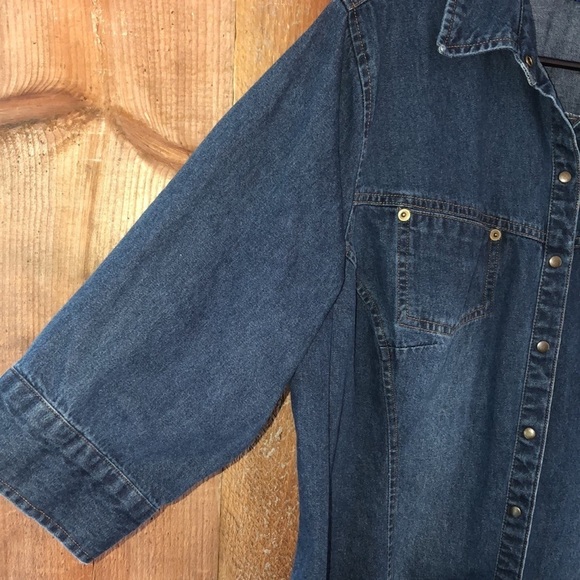 ENCORE denim jacket with 3/4 sleeves size 18 - Picture 3 of 5